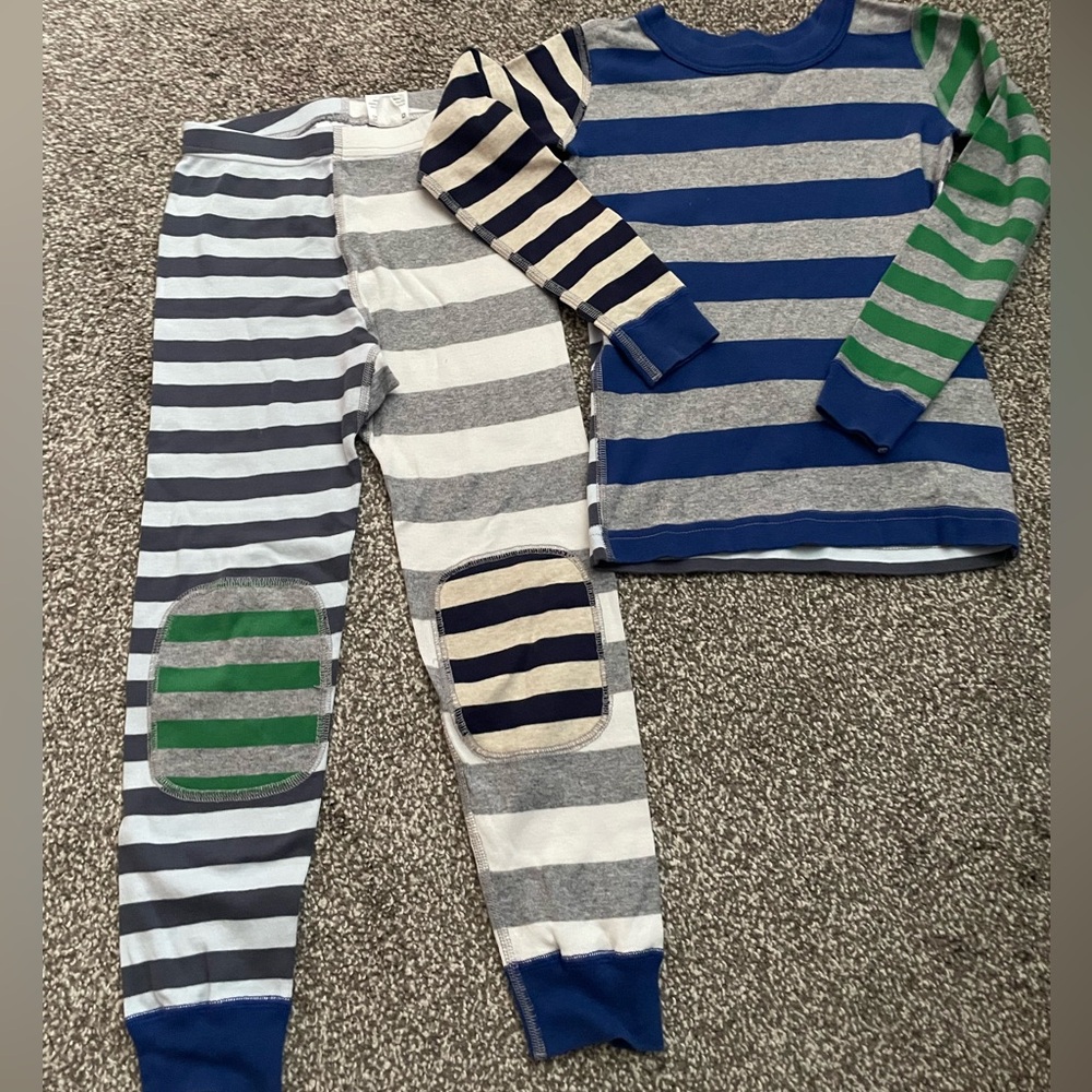Hanna Andersson Striped Long Johns